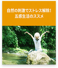 自然の刺激でストレス解除!五感生活のススメ